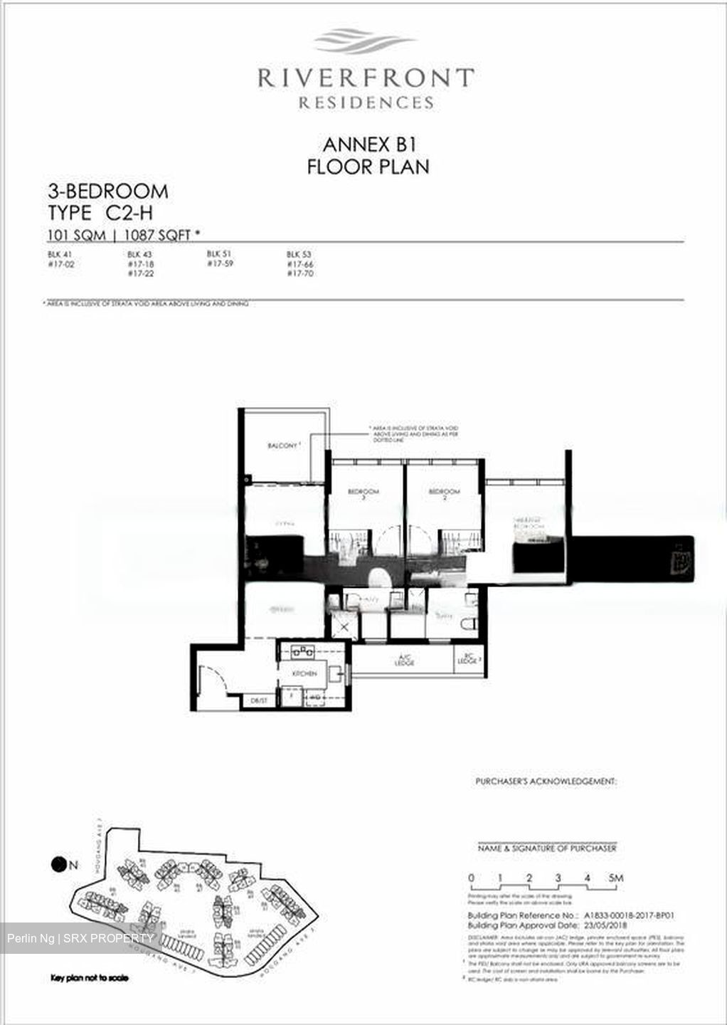 Riverfront Residences (D19), Apartment #502060041